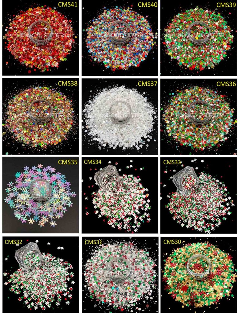 CMS30-CMS41Christmas Glitter