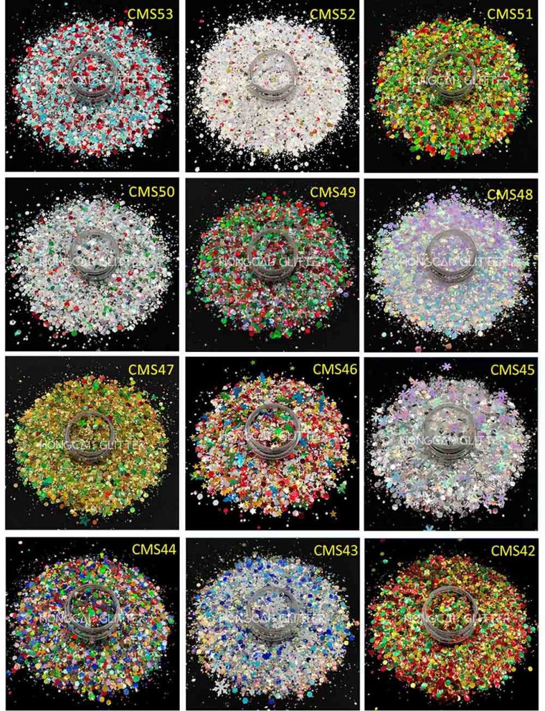 CMS42-CMS53 Christmas Glitter
