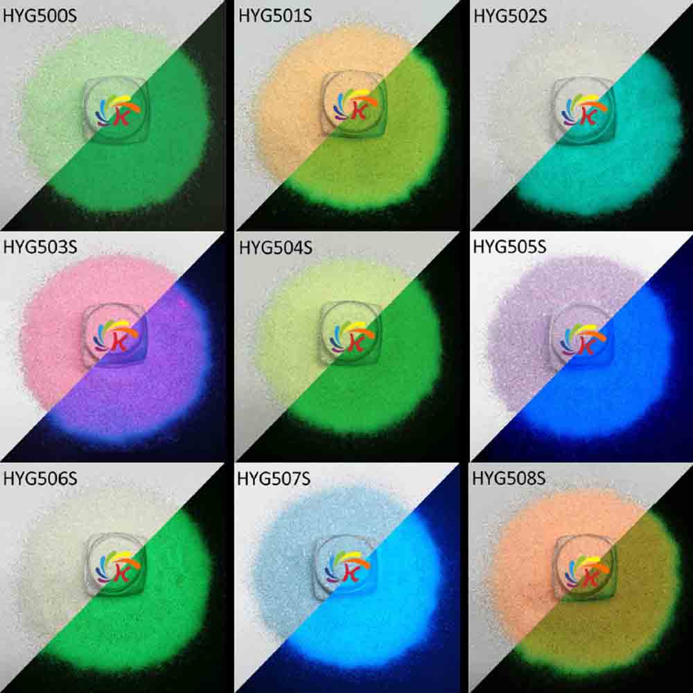 HYG500S-HYG508S fine glow glitter