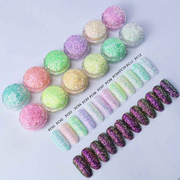 FC01-FC12 Pastel Glitter